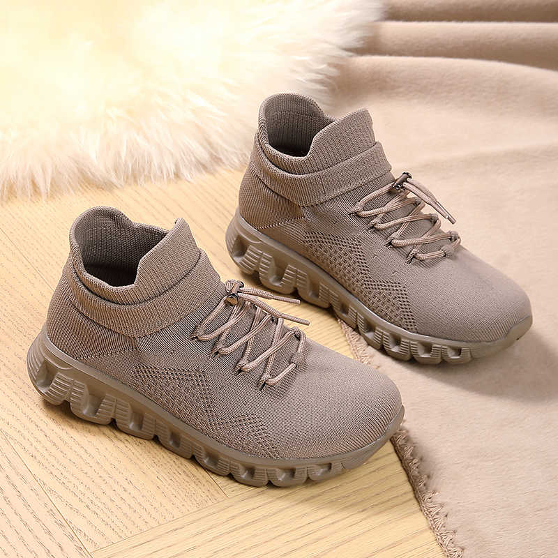 Women'S Shoes Hands Free - Lace Up Without Heel Large Size