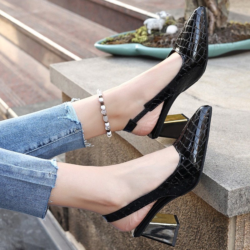 Summer High Heels Sandals Wome - Women Shoes Sandals 评论和价格