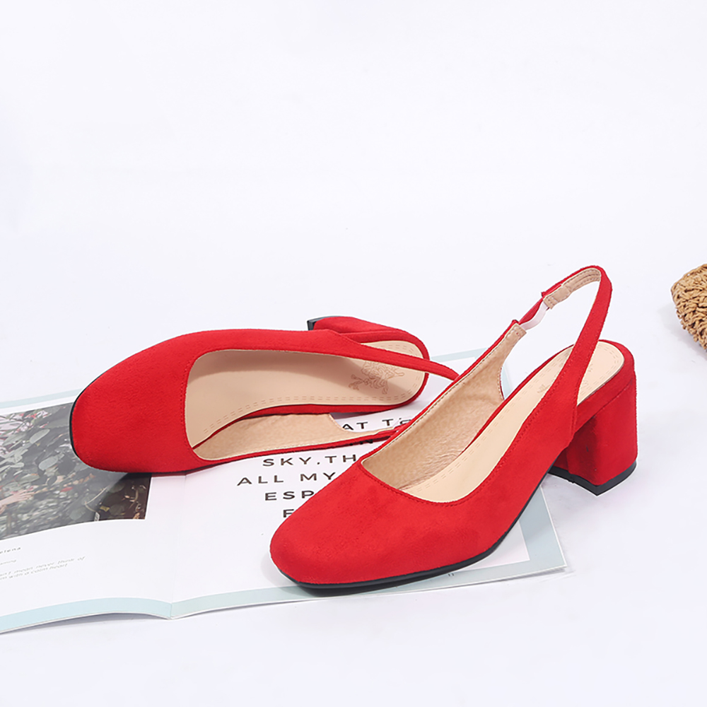 Summer Fashion Chunky Heel Sli - Women'S Shoes In Size 12 评论和价格