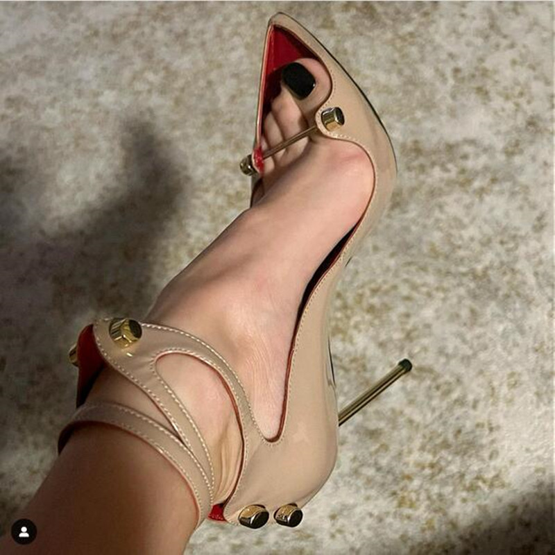 10cm Metal High Heel Sandals,W - Women'S Shoes Hands Free 评论和价格