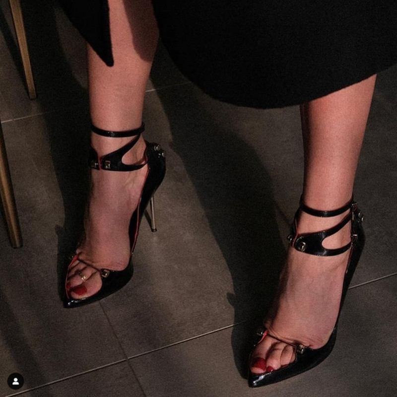 10cm Metal High Heel Sandals,W - Women'S Shoes Hands Free 评论和价格