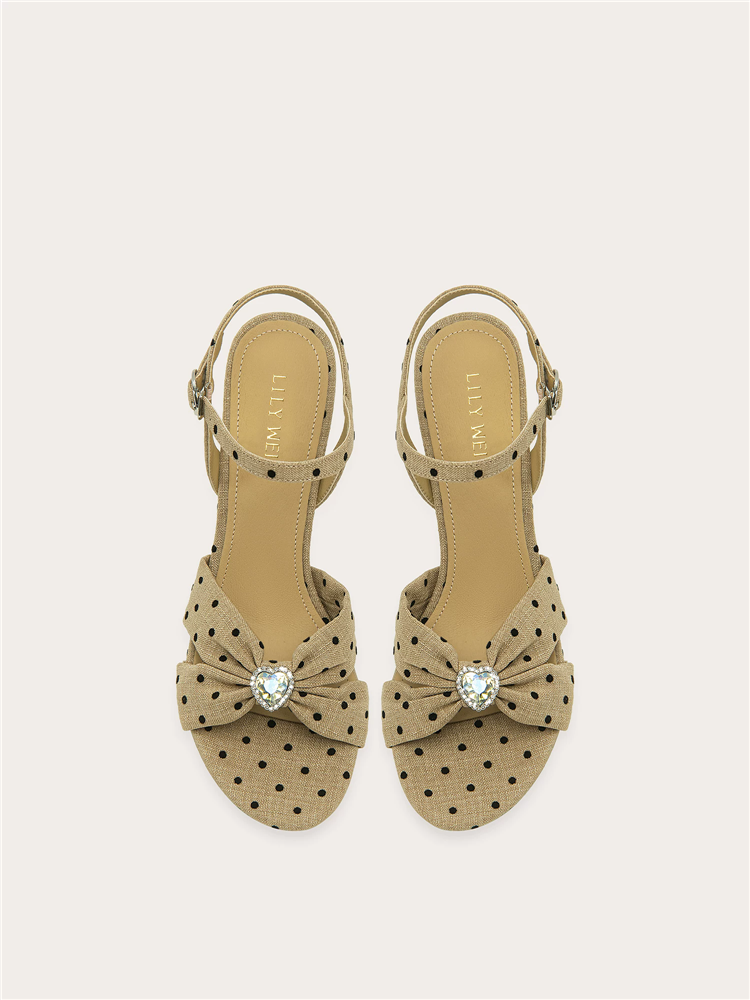 Summer new retro polka dot rhi - Women'S Shoes In Size 12 评论和价格
