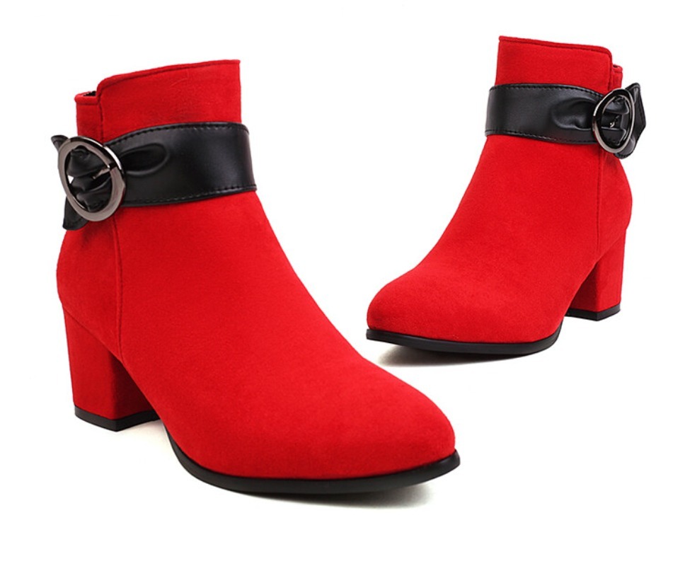 Spring Autumn Winter Faux Sued - Women'S Shoes Paris 评论和价格