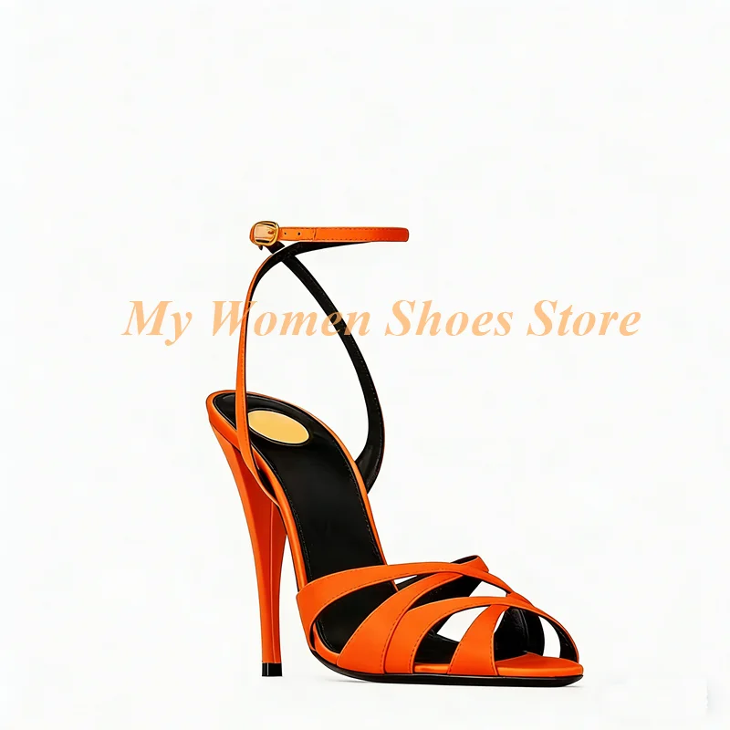 Cross Strap Open Toe Sandals A - Women Shoes Formal 评论和价格