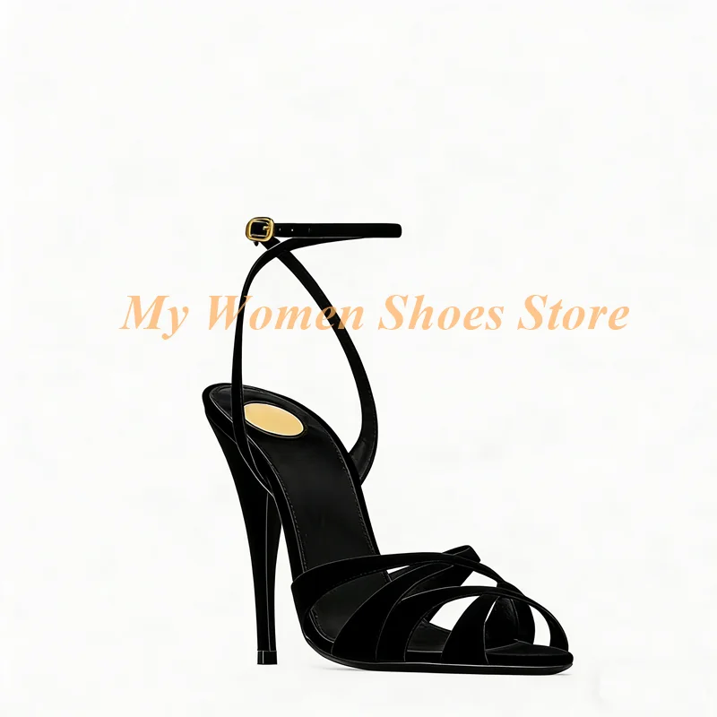 Cross Strap Open Toe Sandals A - Women Shoes Formal 评论和价格