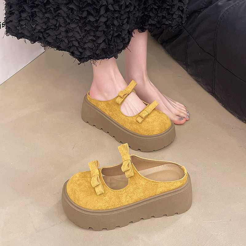 Velvet Hi Cut Flip Flop Slippe - Women'S Shoes Hands Free 评论和价格