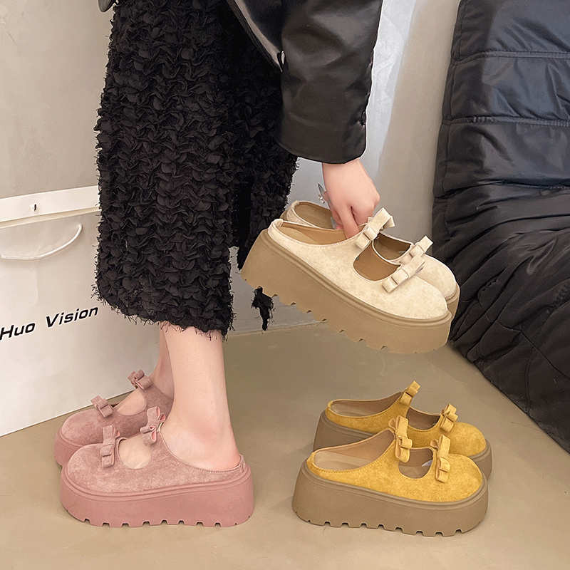 Velvet Hi Cut Flip Flop Slippe - Women'S Shoes Hands Free 评论和价格