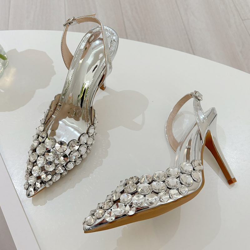 Liyke Elegant Pointed Toe Slin - Patent Leather Pump 评论和价格