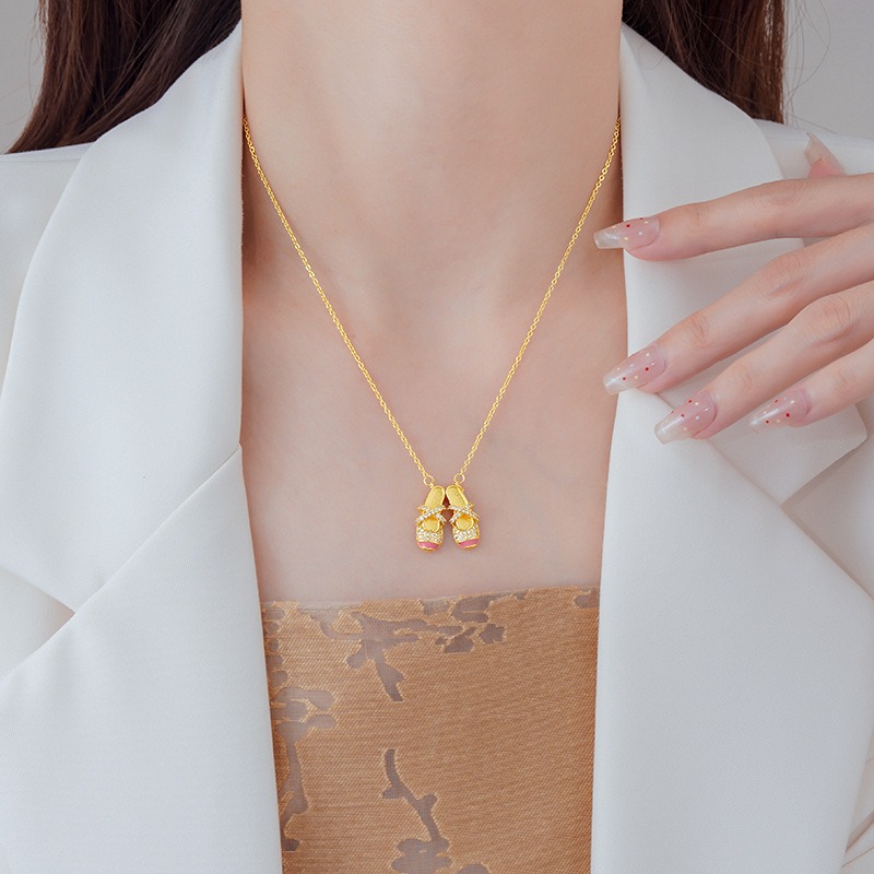 Ballet Shoes Pendant Necklace  - Women'S Shoes Paris 评论和价格