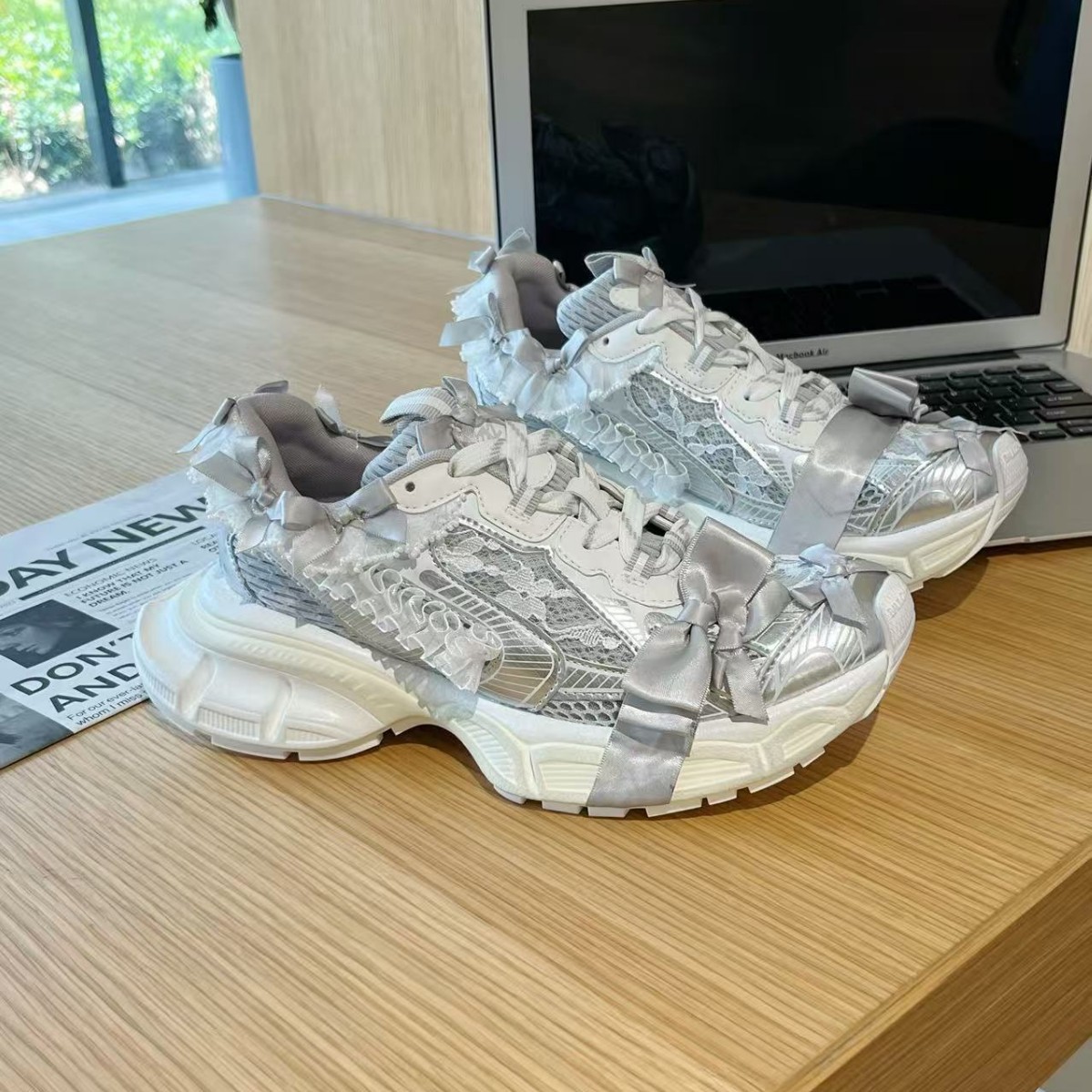 Summer Adult Girls Lace Bow Th - Women'S Shoes Paris 评论和价格