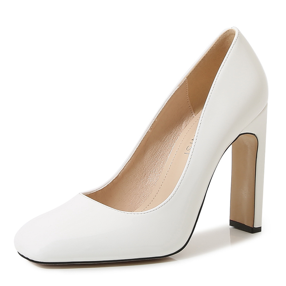 Women's Fashion Oversized Prof - Patent Leather Pump 评论和价格