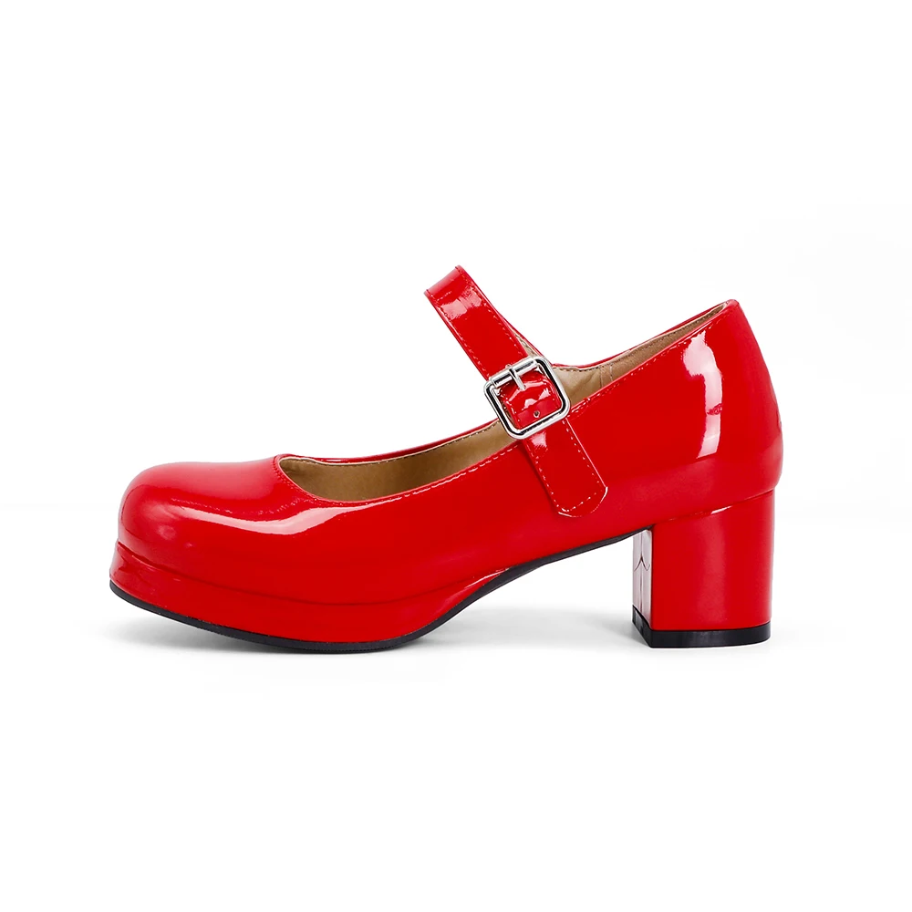Brand New Comfortable Orange B - Patent Leather Pump 评论和价格