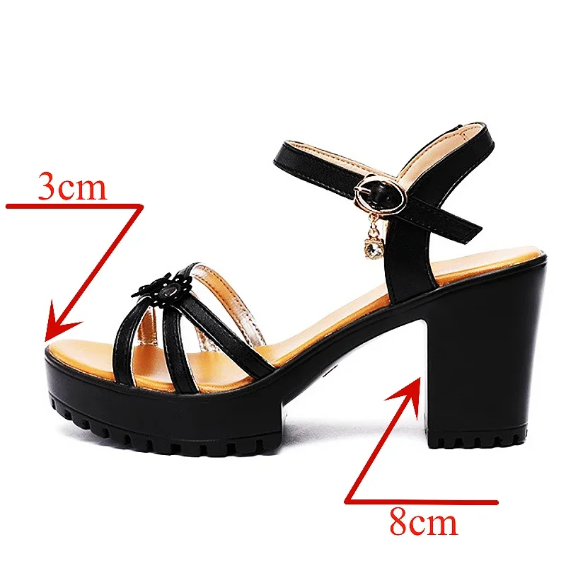8cm Small Size 32-43 Elegant F - Women Shoes Formal 评论和价格