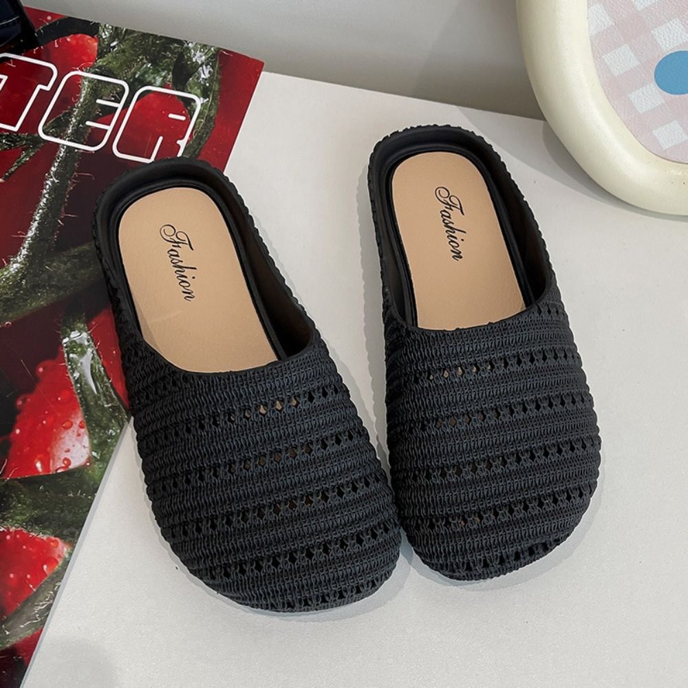 Breathable Baotou Half Slipper - Women'S Shoes Hands Free 评论和价格