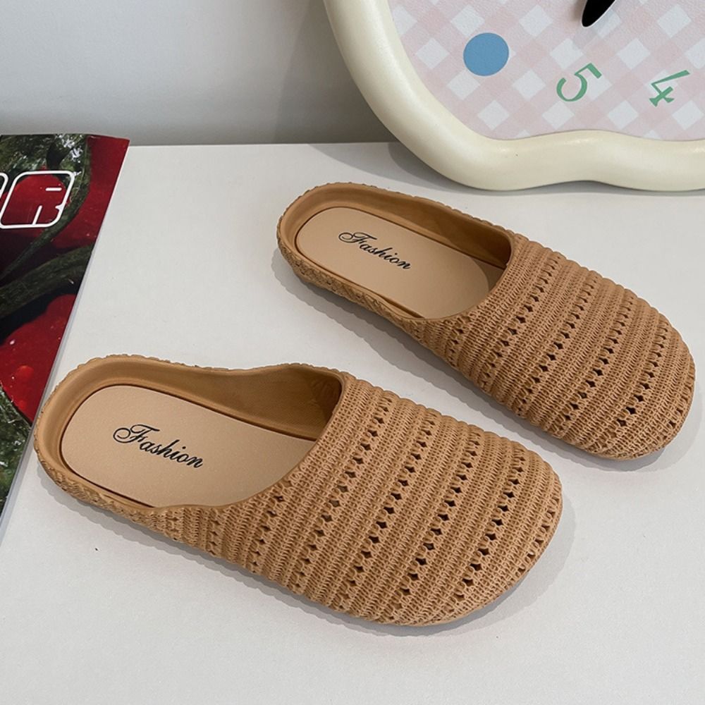 Breathable Baotou Half Slipper - Women'S Shoes Hands Free 评论和价格