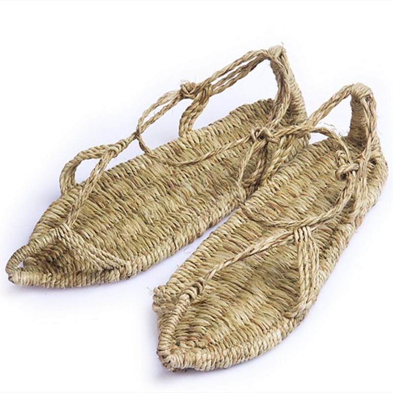 Medieval Shoes Straw Sandals V - Women'S Shoes Hands Free 评论和价格