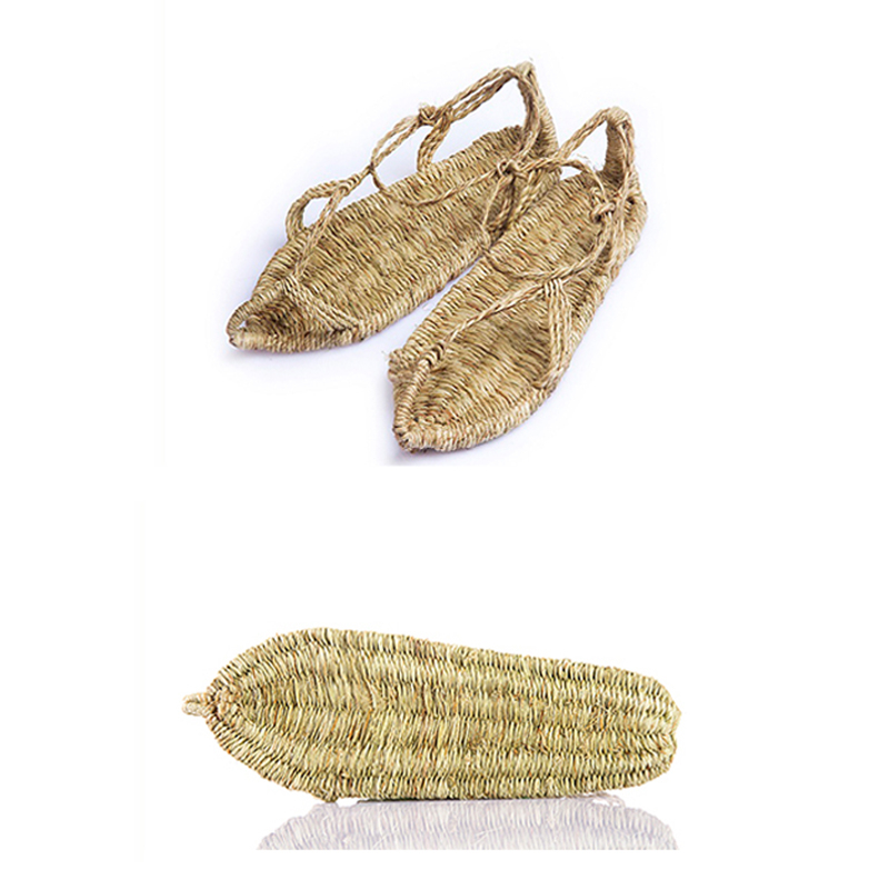 Medieval Shoes Straw Sandals V - Women'S Shoes Hands Free 评论和价格